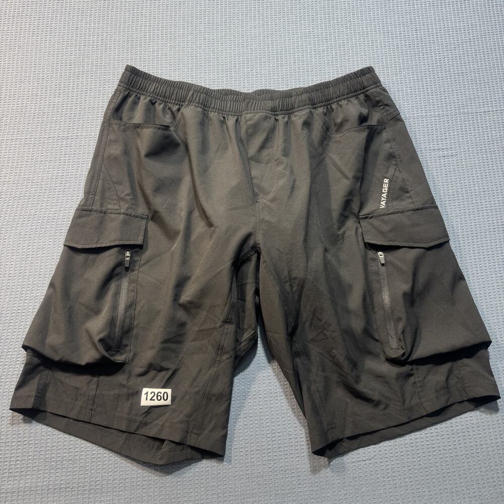 Athletic‎ Padded Shorts Men Sz XL Black Pre-Owned Excellent
